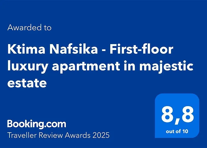 Vakantiehuis Ktima Nafsika - First-floor Luxury In Majestic Estate